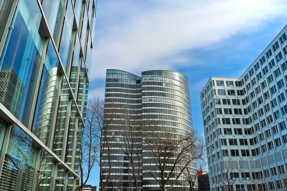 Corporate office towers